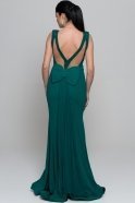 Long Emerald Green Evening Dress F1654
