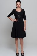 Short Black Evening Dress T2802