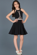 Short Black Girl Dress ABK468