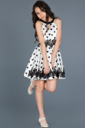 Short Black Girl Dress ABK466