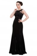 Long Black Evening Dress S3910