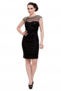 Short Black Evening Dress S3965