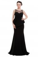 Long Black Evening Dress C3049