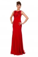 Long Red Evening Dress F1583