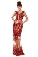 Long Red Evening Dress K4346278