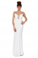 Long White Evening Dress K4342213
