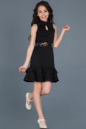 Short Black Girl Dress ABK469
