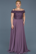 Long Lavender Engagement Dress ABU630