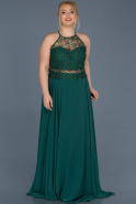 Long Emerald Green Engagement Dress ABU722