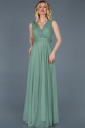 Long Turquoise Invitation Dress ABU736