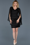 Short Black Evening Dress ABK121