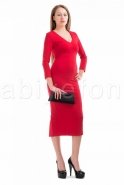 Long Red Evening Dress A6950