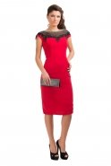 Short Red Evening Dress C5190