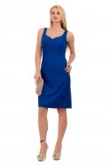 Sax Blue Coctail Dress C5182
