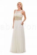 Long White Evening Dress S3873