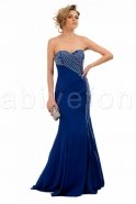 Long Sax Blue Evening Dress F1367