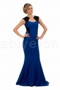 Long Sax Blue Evening Dress C6147