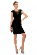 Short Black Evening Dress C5129