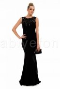 Long Black Evening Dress C6144