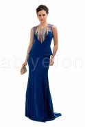 Long Sax Blue Evening Dress C6145