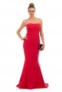 Long Red Evening Dress C6139