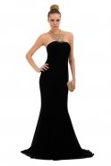 Long Black Evening Dress C6131
