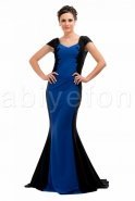 Long Sax Blue Evening Dress C6133