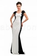 Long White Evening Dress C6133