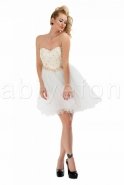 Short White Evening Dress R2124