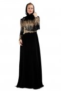 Black Black Hijab Dress s3827