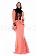 More Light Pink Hijab Dress S9003