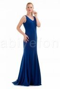 Long Sax Blue Evening Dress C6099