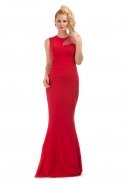 Long Red Evening Dress C6115