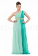 Long Water Green Evening Dress S3705