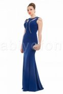 Long Sax Blue Evening Dress C6066