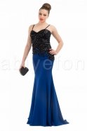 Long Sax Blue Evening Dress C6080