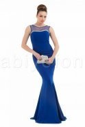 Long Sax Blue Evening Dress C6096