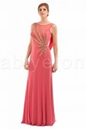 Long Pomegranate Flower Evening Dress R2065