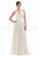 Long White Evening Dress F1157