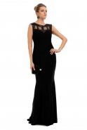 Long Black Evening Dress C6067