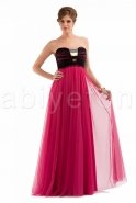 Long Fuchsia Evening Dress S3661