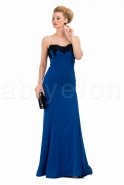 Long Sax Blue Evening Dress C6090