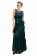 Long Emerald Green Evening Dress M1393