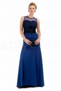 Long Sax Blue Evening Dress M1389