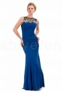 Long Sax Blue Evening Dress C6072