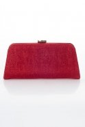 Red Silvery Evening Bag V141