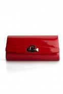 Red Patent Leather Evening Bag V434