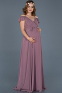 Long Rose Pregnancy Evening Dress ABU756
