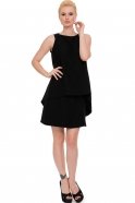 Short Black Coctail Dress ABK016