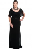 Black Oversized Evening Dress AL8808